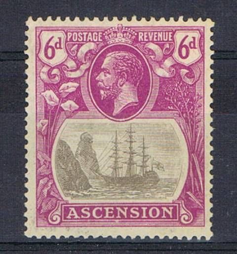 Image of Ascension SG 16c LMM British Commonwealth Stamp